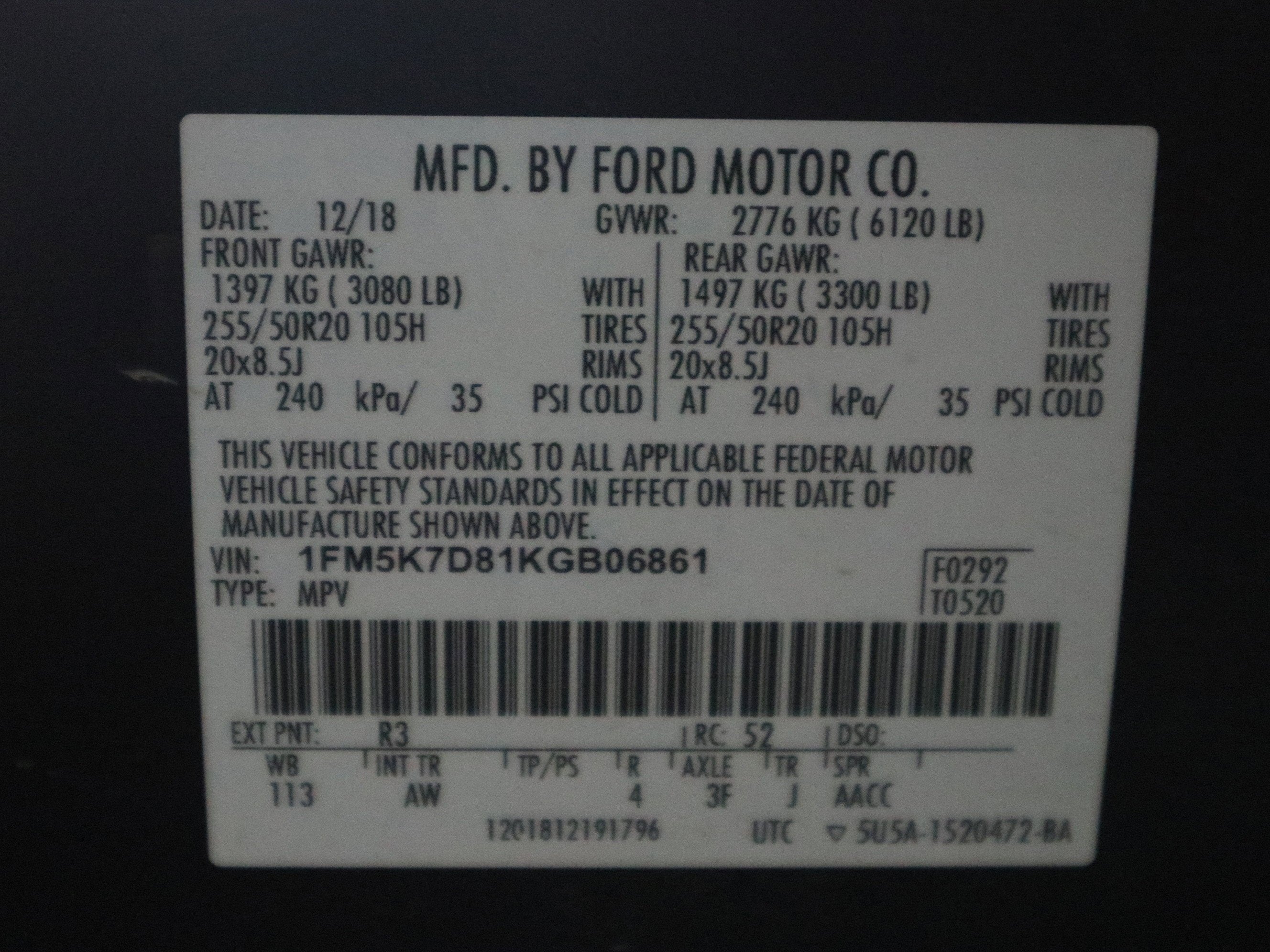 2019 Ford Explorer XLT