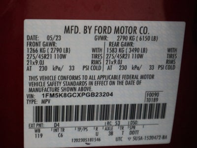 2023 Ford Explorer ST 4WD