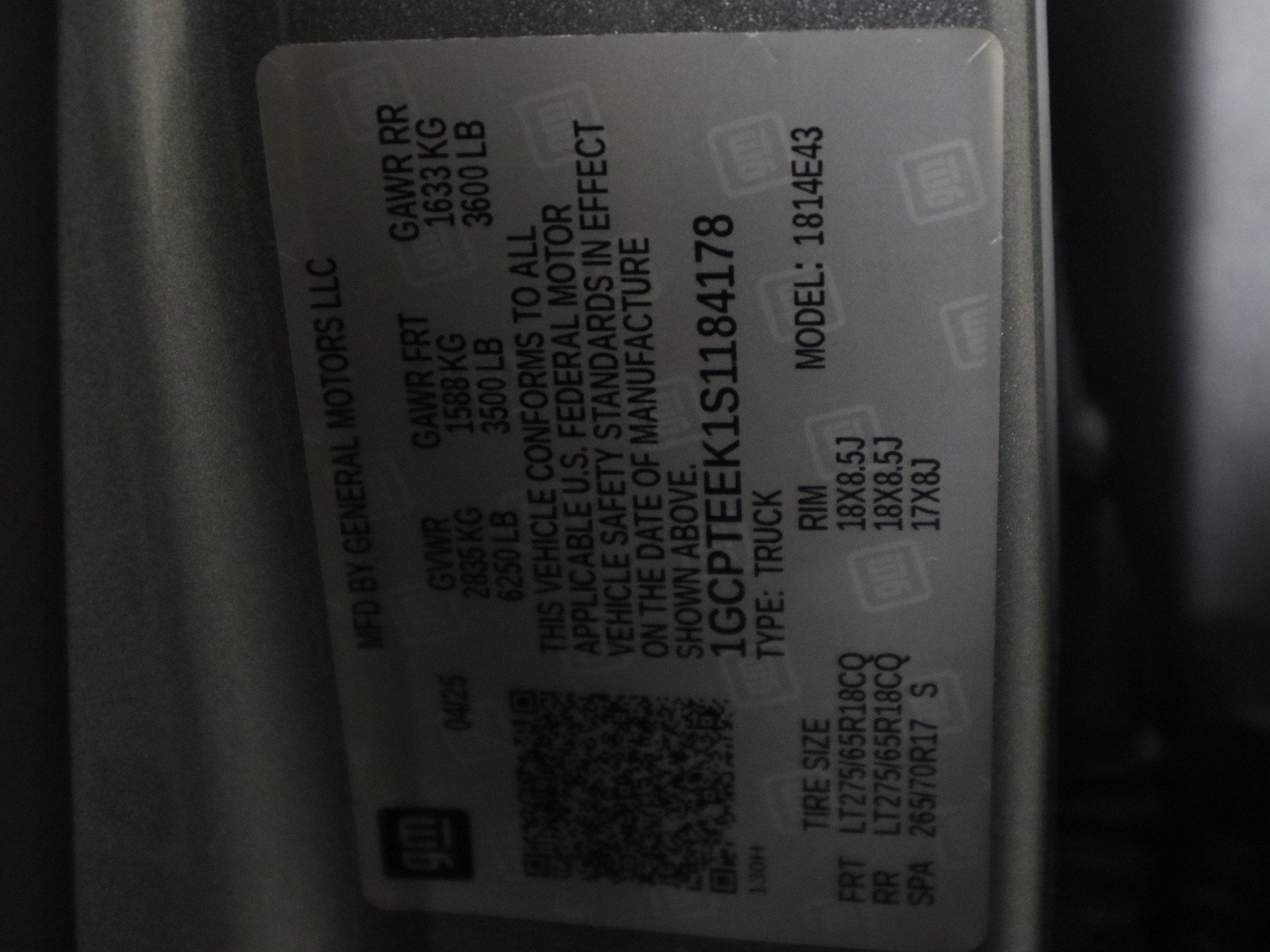 2025 Chevrolet Colorado 4WD Trail Boss