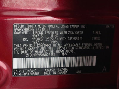 2019 Toyota RAV4 XLE Premium