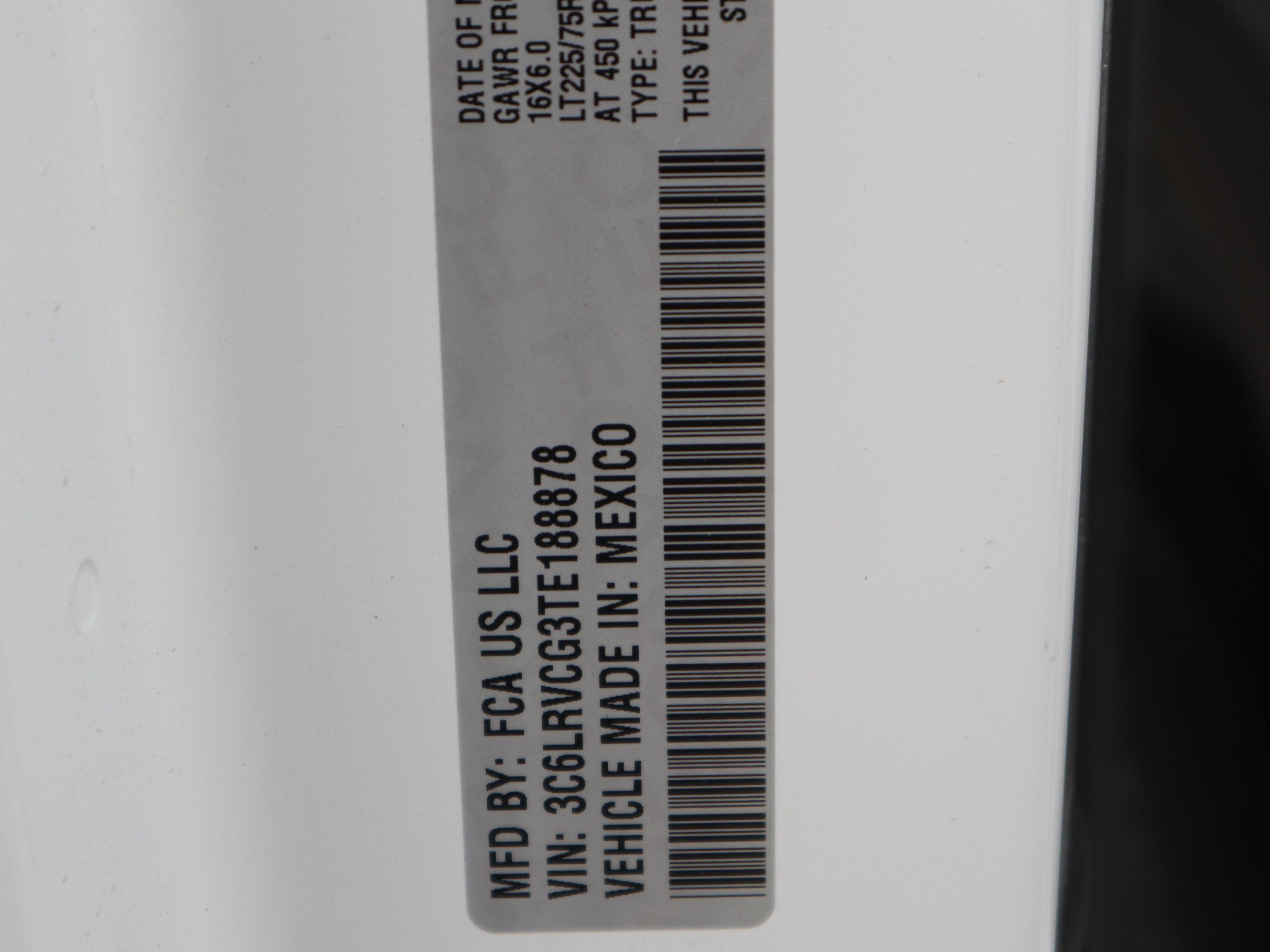 2026 RAM ProMaster Cargo Van SLT