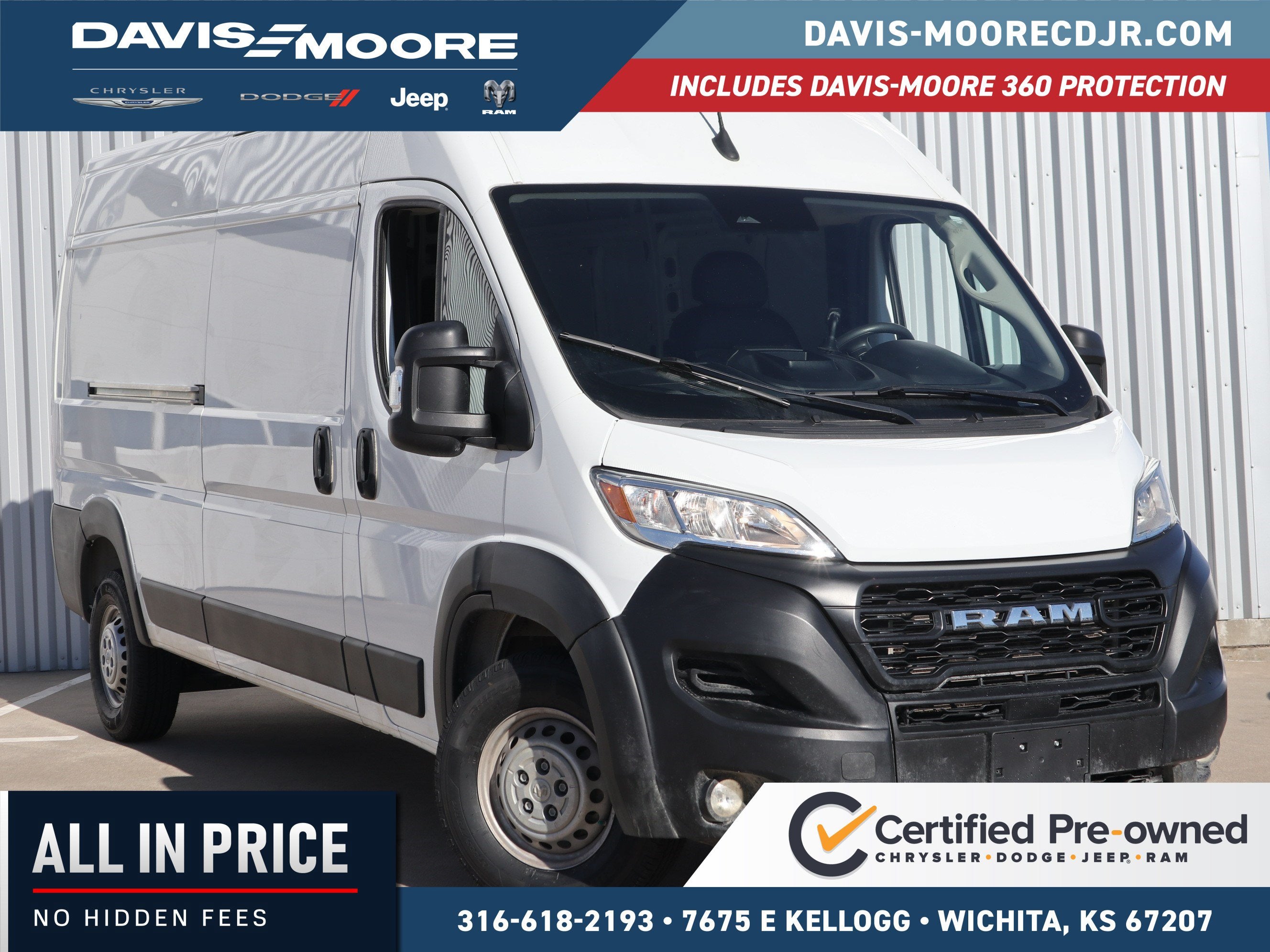 2025 RAM ProMaster Cargo Van Tradesman