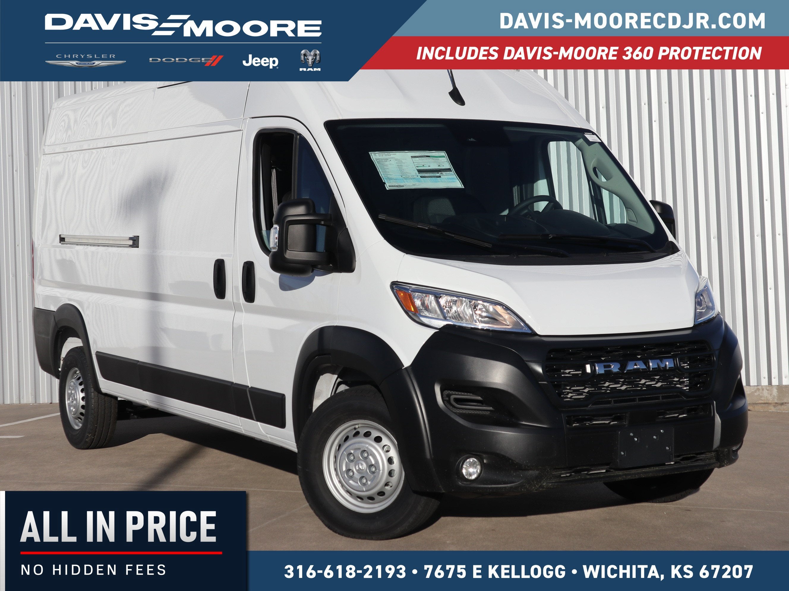 2026 RAM ProMaster Cargo Van Tradesman
