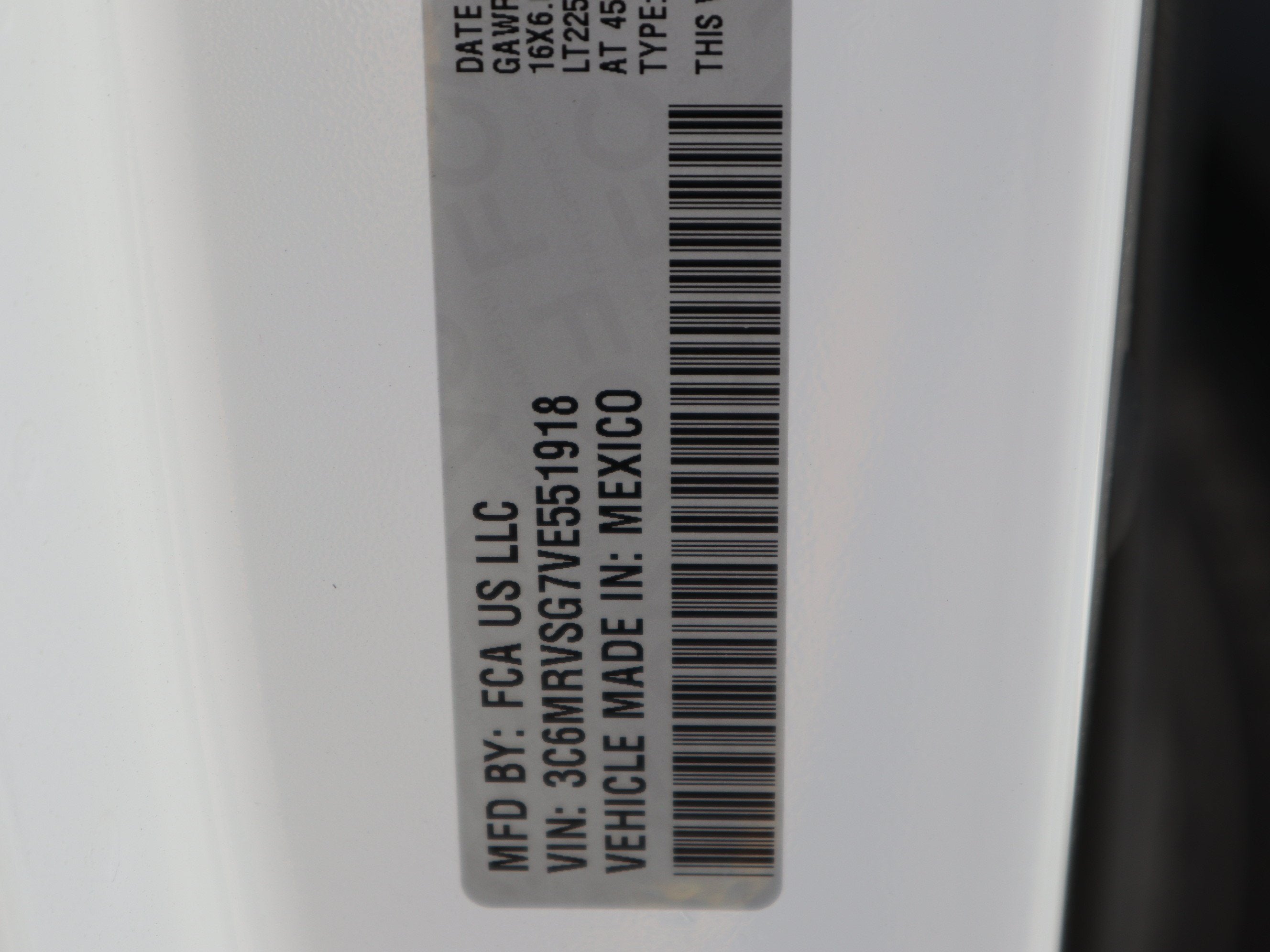 2027 RAM ProMaster Cargo Van Tradesman