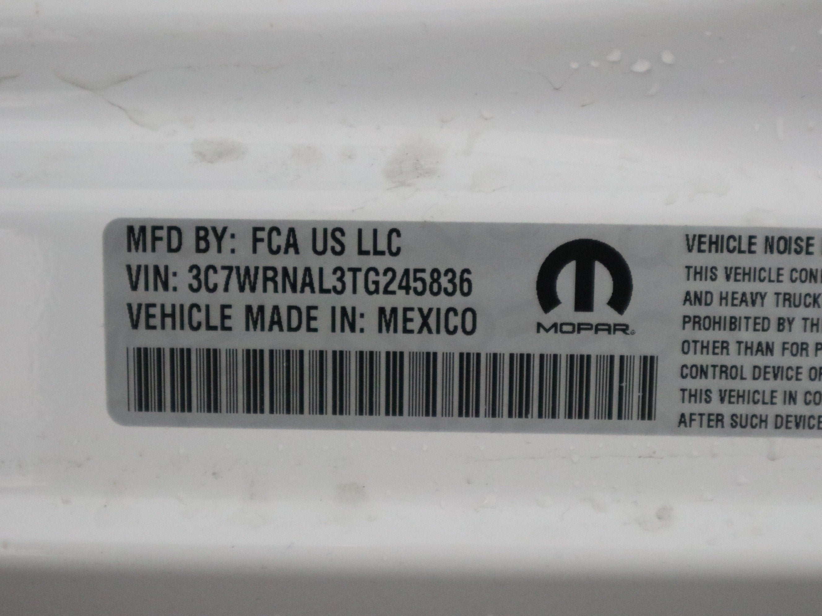 2026 RAM 5500 Chassis Cab Tradesman Reg Cab 4x4