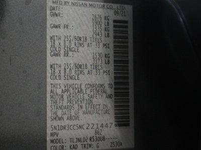 2022 Nissan Pathfinder SL 4WD