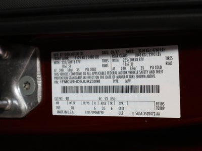 2018 Ford Escape SEL 4WD