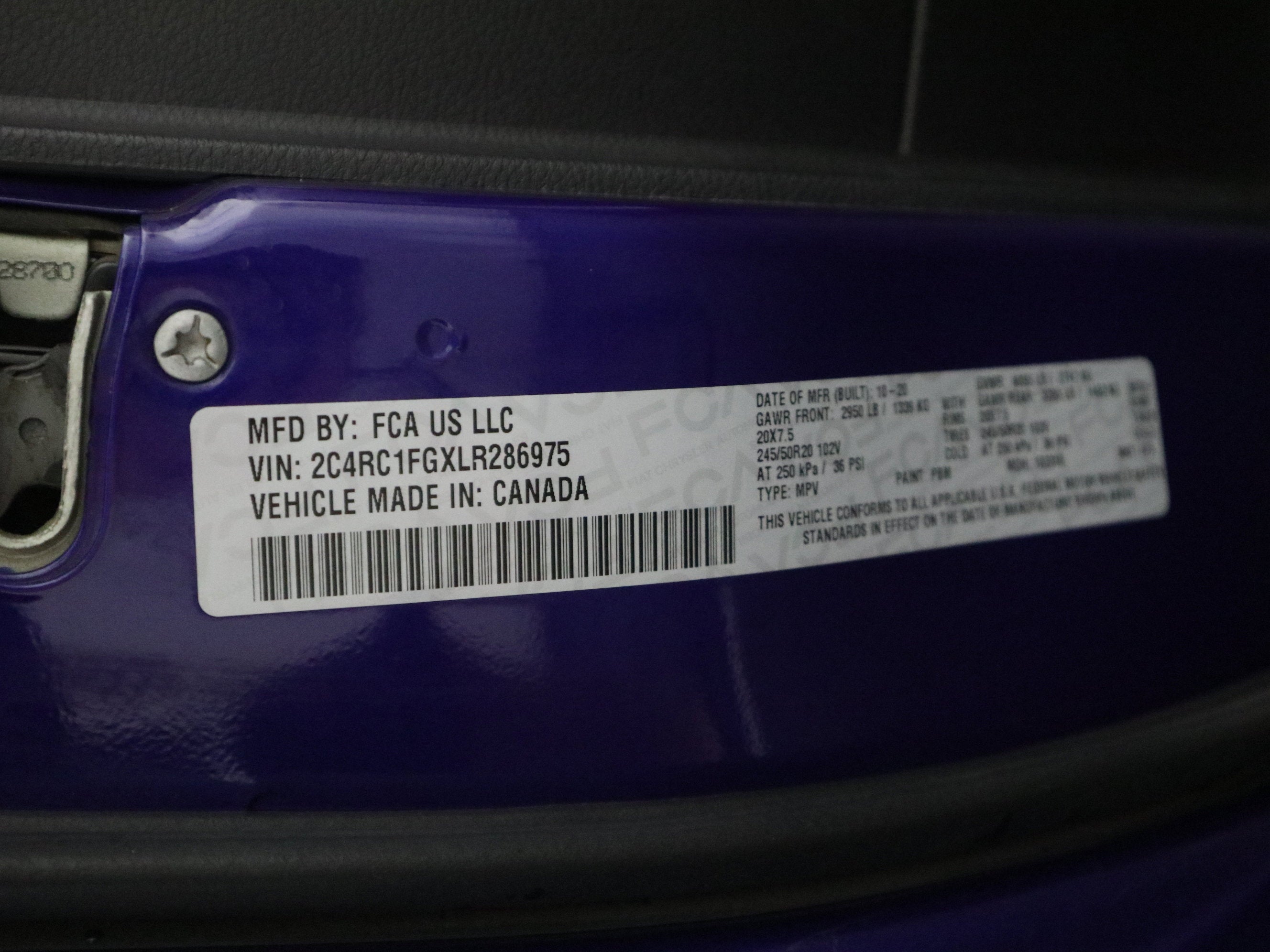 2020 Chrysler Pacifica Touring