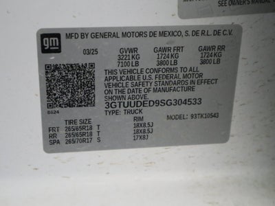 2025 GMC Sierra 1500 SLT Crew Cab 4WD