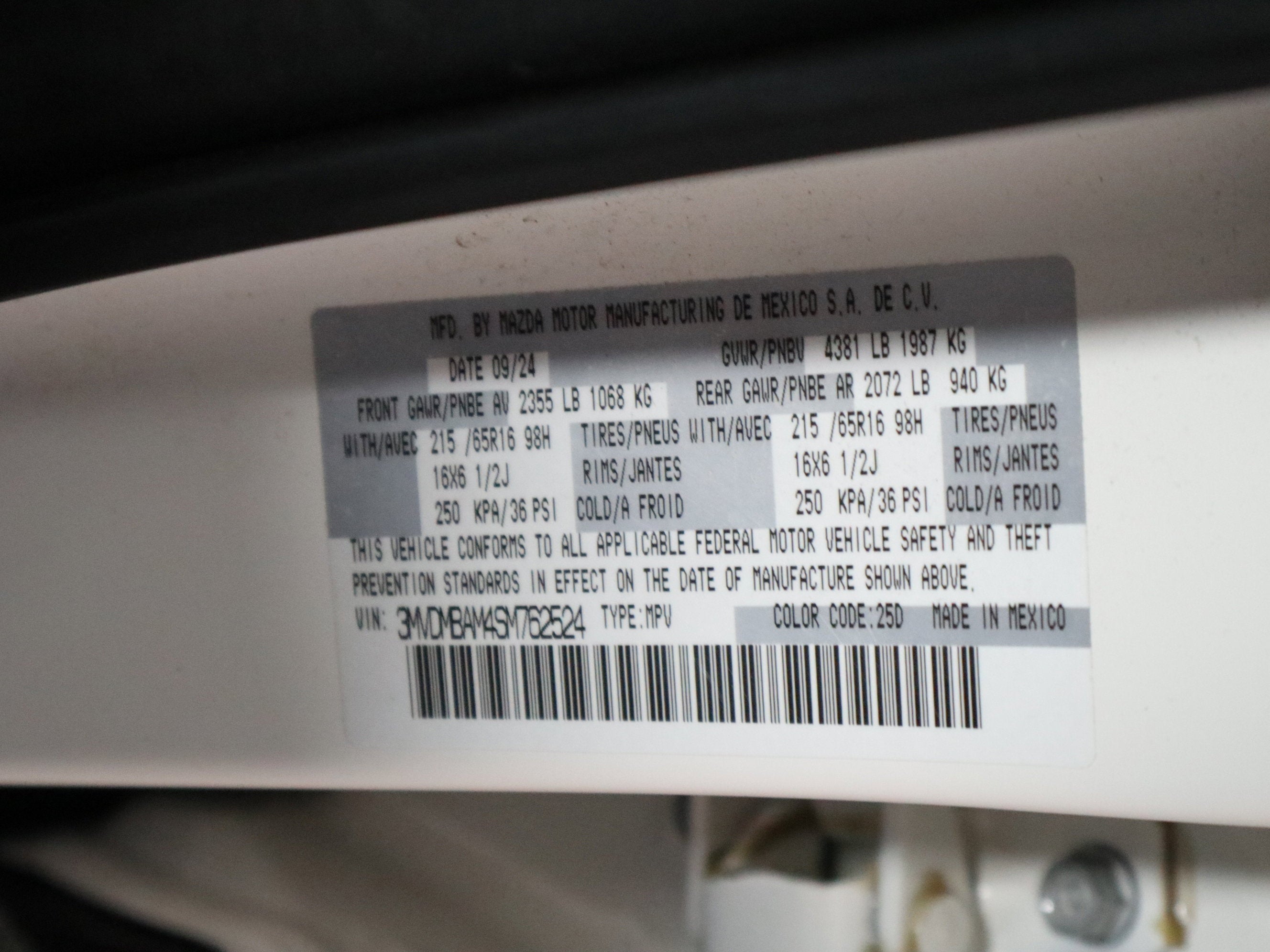 2025 Mazda Mazda CX-30 2.5 S AWD