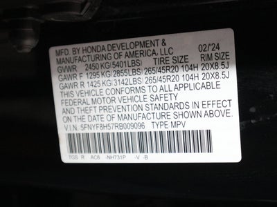 2024 Honda Passport EX-L AWD