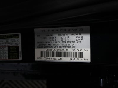 2026 Mazda Mazda3 Sedan 2.5 S Select Sport