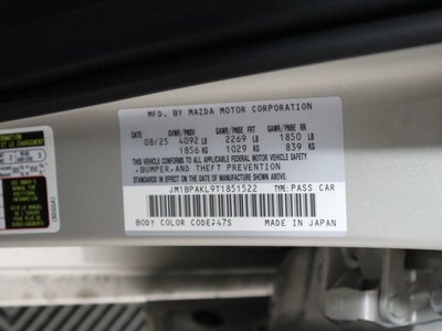 2026 Mazda Mazda3 Hatchback 2.5 S Select Sport