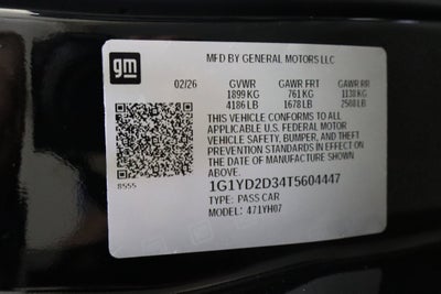 2026 Chevrolet Corvette 1LZ