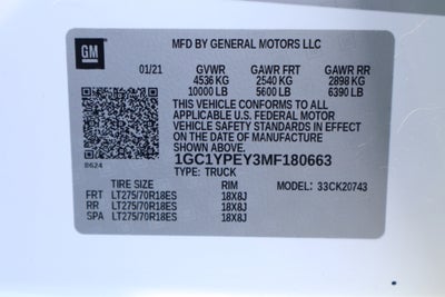 2021 Chevrolet Silverado 2500HD LTZ Crew Cab 4WD