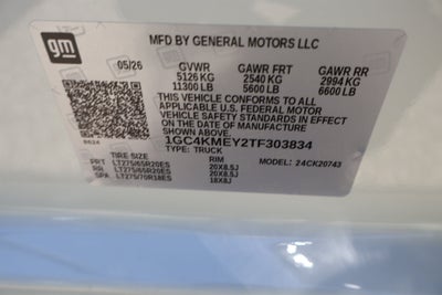 2026 Chevrolet Silverado 2500HD Custom Crew Cab 4WD
