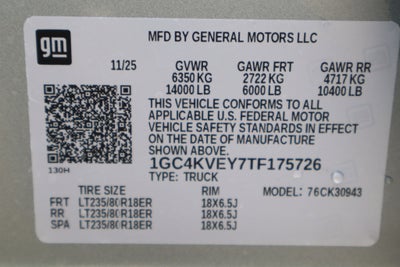 2026 Chevrolet Silverado 3500HD High Country Crew Cab 4WD