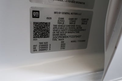 2026 Chevrolet Silverado 1500 RST Crew Cab 4WD