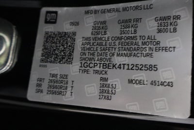 2026 Chevrolet Colorado 4WD Work Truck