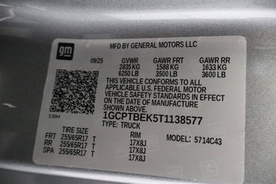 2026 Chevrolet Colorado 4WD Work Truck Crew Cab