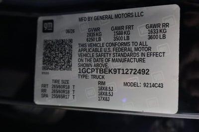 2026 Chevrolet Colorado 4WD Work Truck