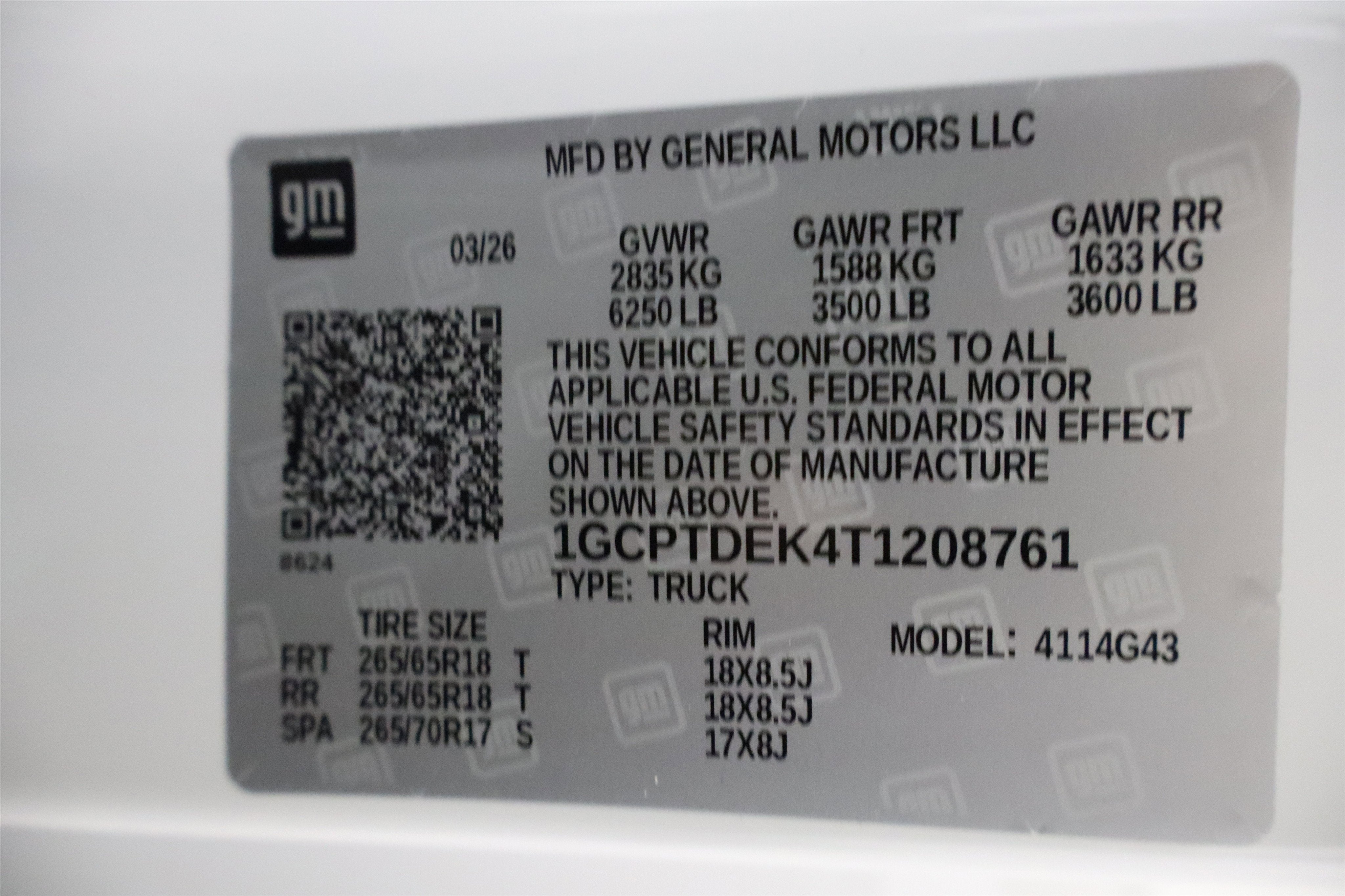 2026 Chevrolet Colorado 4WD Z71 Crew Cab