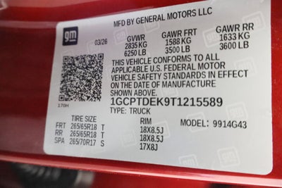 2026 Chevrolet Colorado 4WD Z71