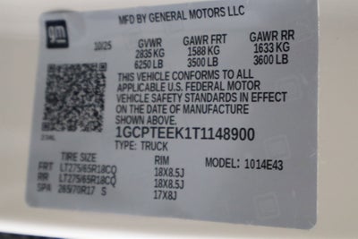 2026 Chevrolet Colorado 4WD Trail Boss Crew Cab