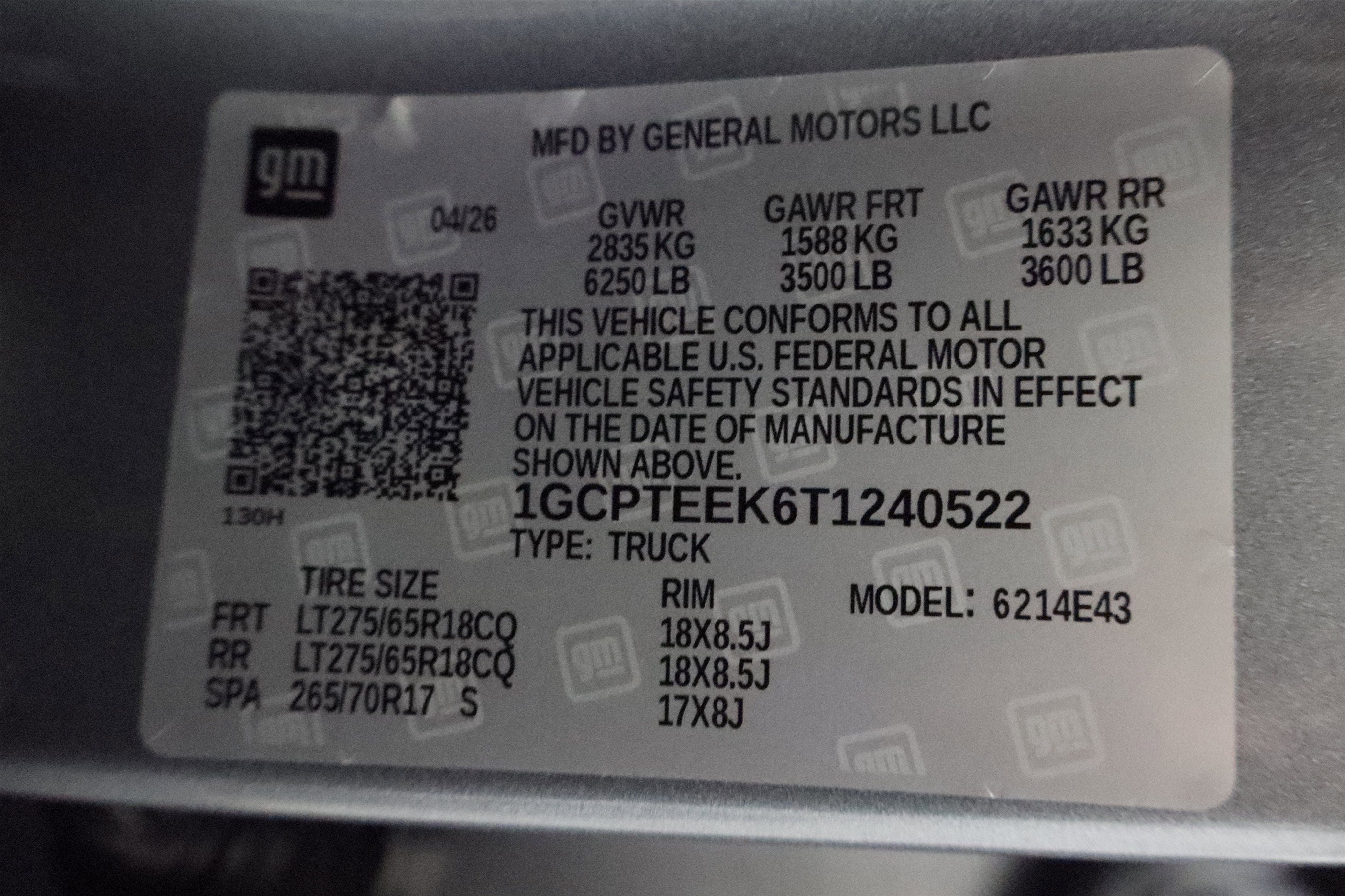 2026 Chevrolet Colorado 4WD Trail Boss