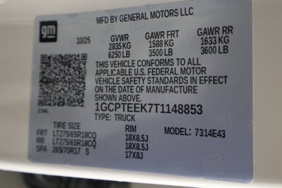 2026 Chevrolet Colorado 4WD Trail Boss Crew Cab