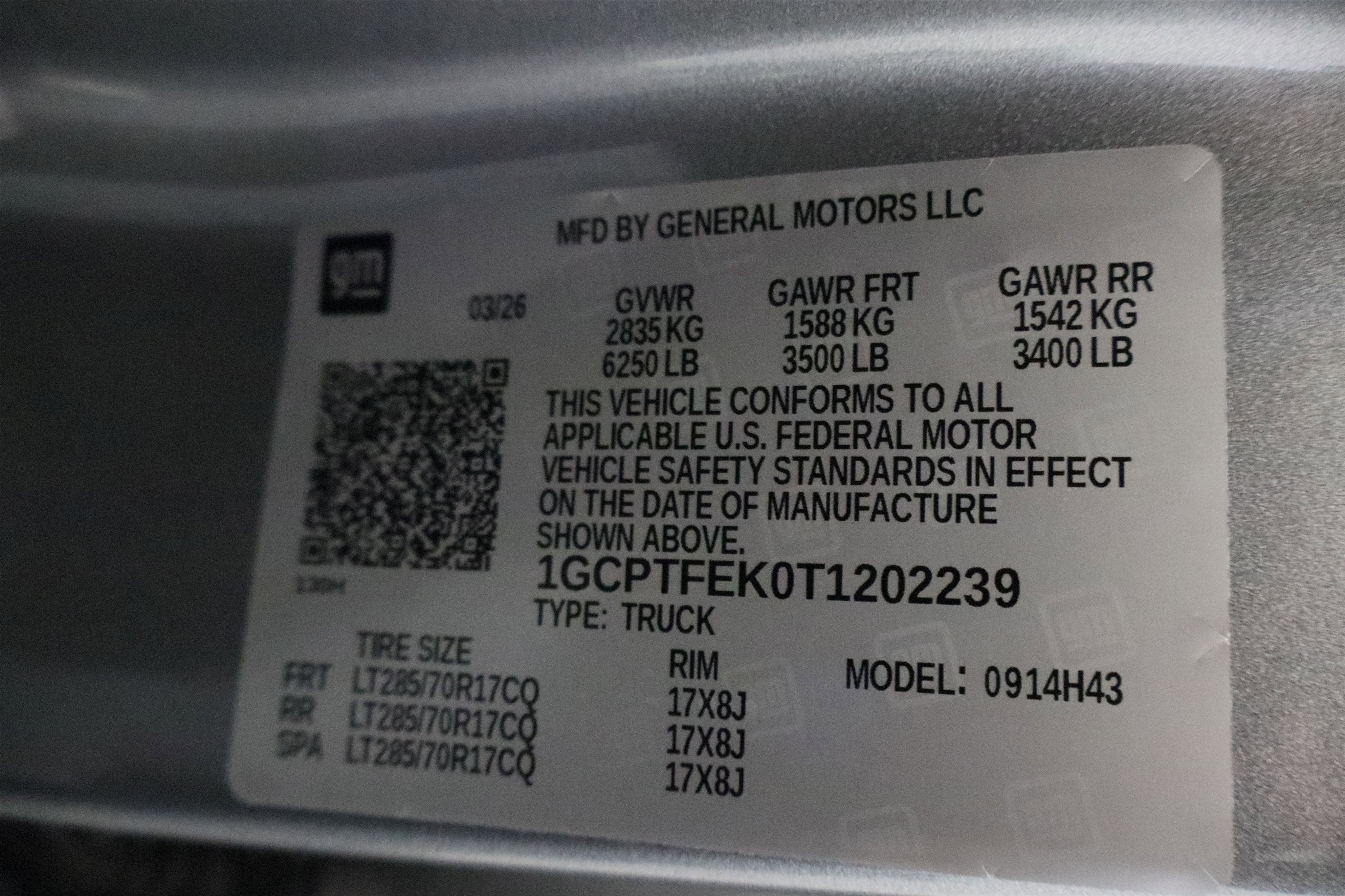 2026 Chevrolet Colorado 4WD ZR2