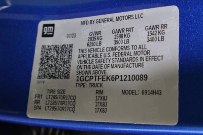 2023 Chevrolet Colorado 4WD ZR2