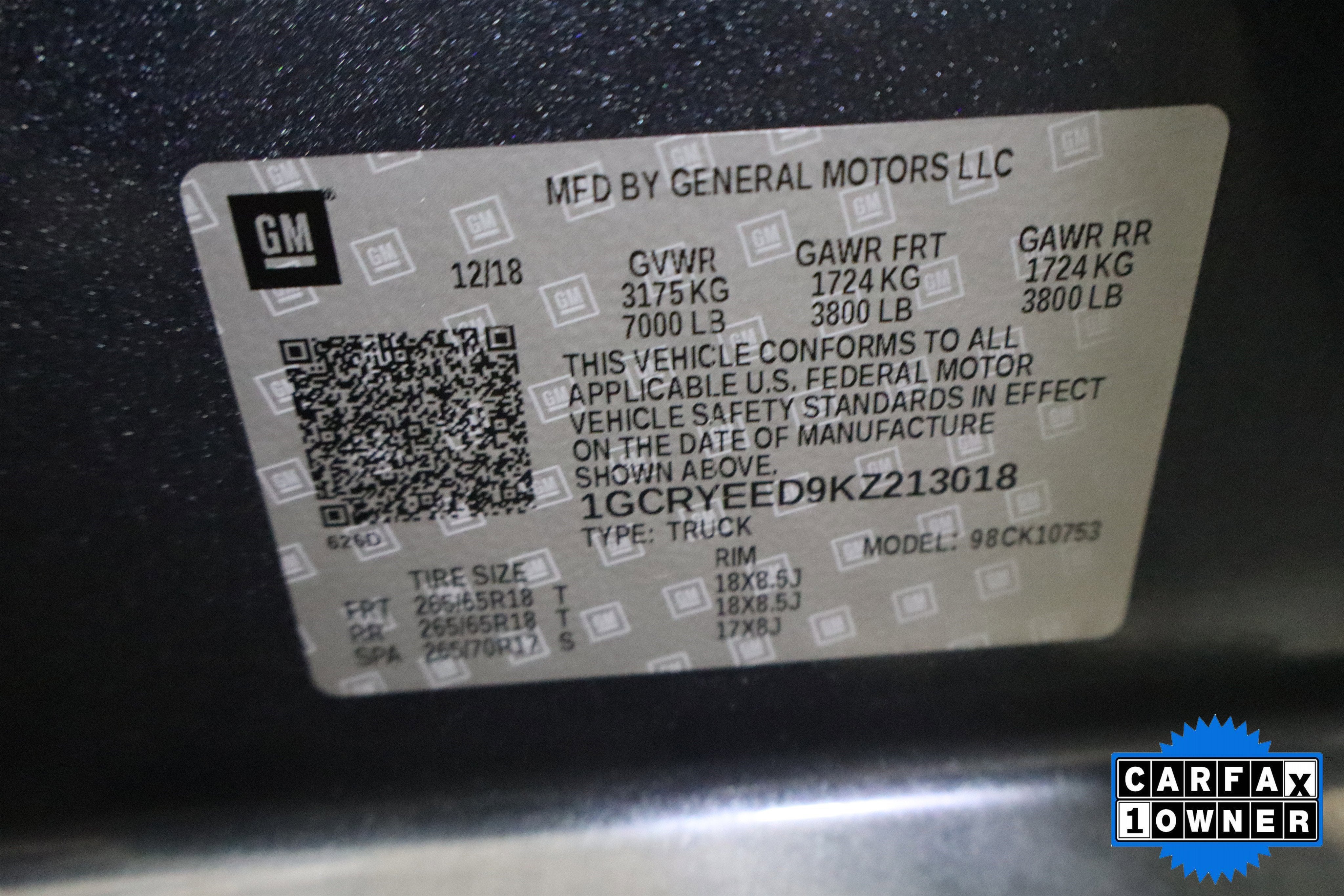 2019 Chevrolet Silverado 1500 RST 4WD