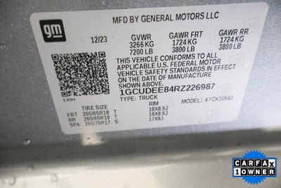 2024 Chevrolet Silverado 1500 RST Crew Cab 4WD