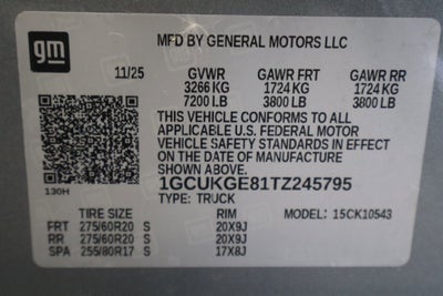 2026 Chevrolet Silverado 1500 LTZ Crew Cab 4WD