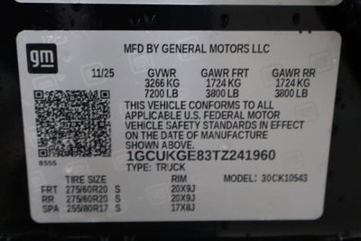 2026 Chevrolet Silverado 1500 LTZ Crew Cab 4WD