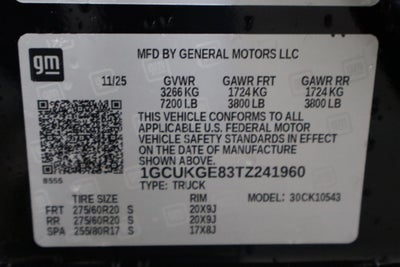2026 Chevrolet Silverado 1500 LTZ Crew Cab 4WD