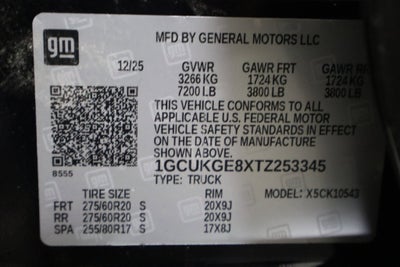 2026 Chevrolet Silverado 1500 LTZ Crew Cab 4WD