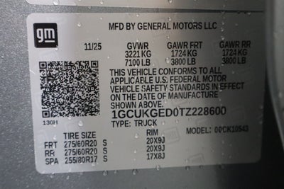 2026 Chevrolet Silverado 1500 LTZ Crew Cab 4WD