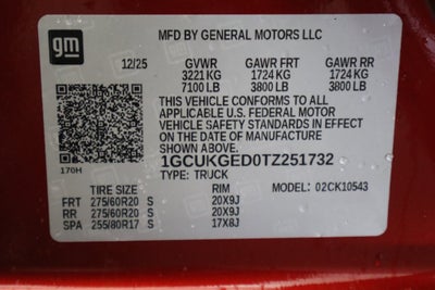 2026 Chevrolet Silverado 1500 LTZ Crew Cab 4WD