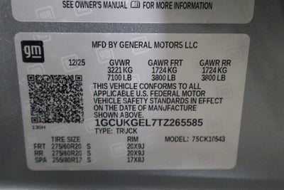 2026 Chevrolet Silverado 1500 LTZ Crew Cab 4WD