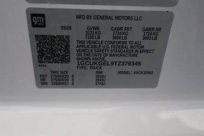 2026 Chevrolet Silverado 1500 LTZ Crew Cab 4WD