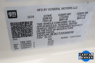 2026 Chevrolet Silverado 1500 High Country Crew Cab 4WD