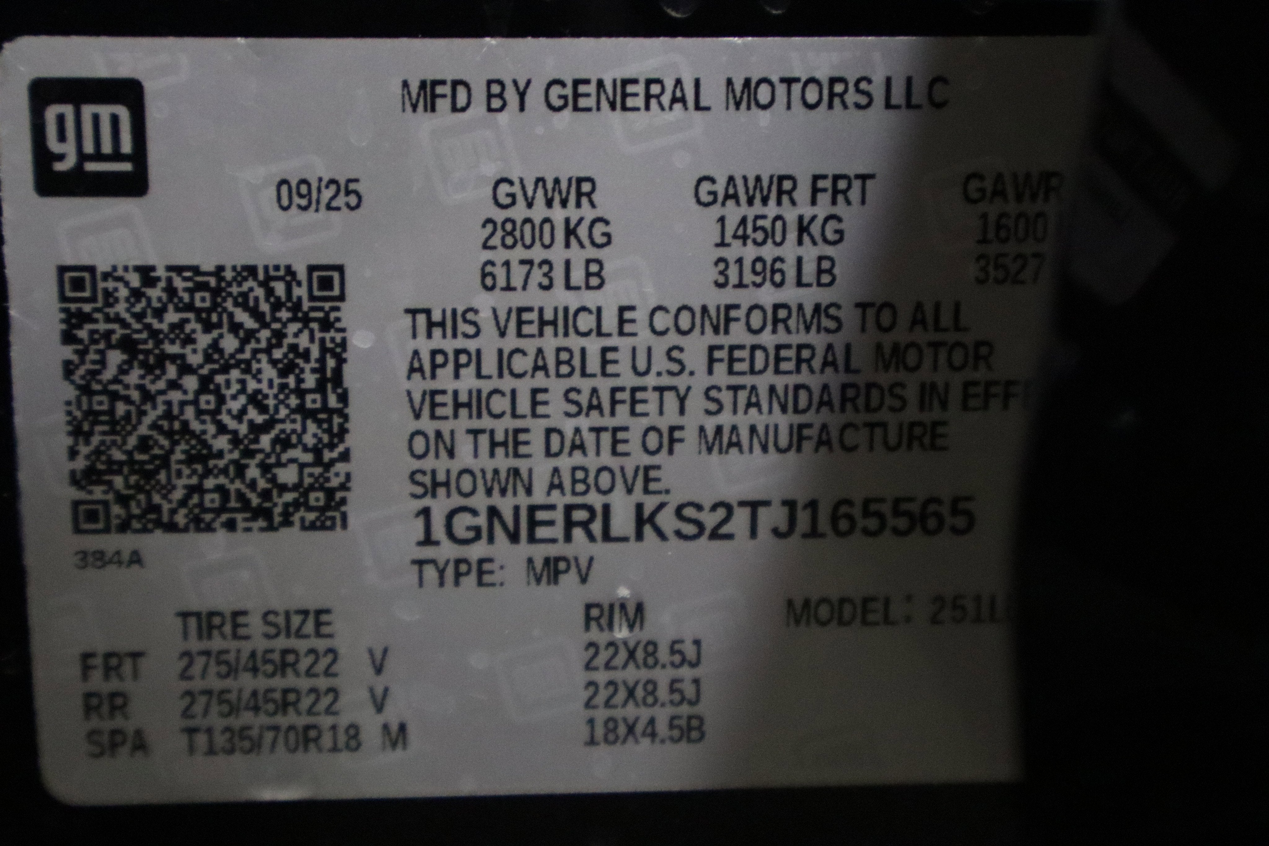 2026 Chevrolet Traverse FWD RS