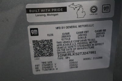 2026 Chevrolet Traverse FWD RS