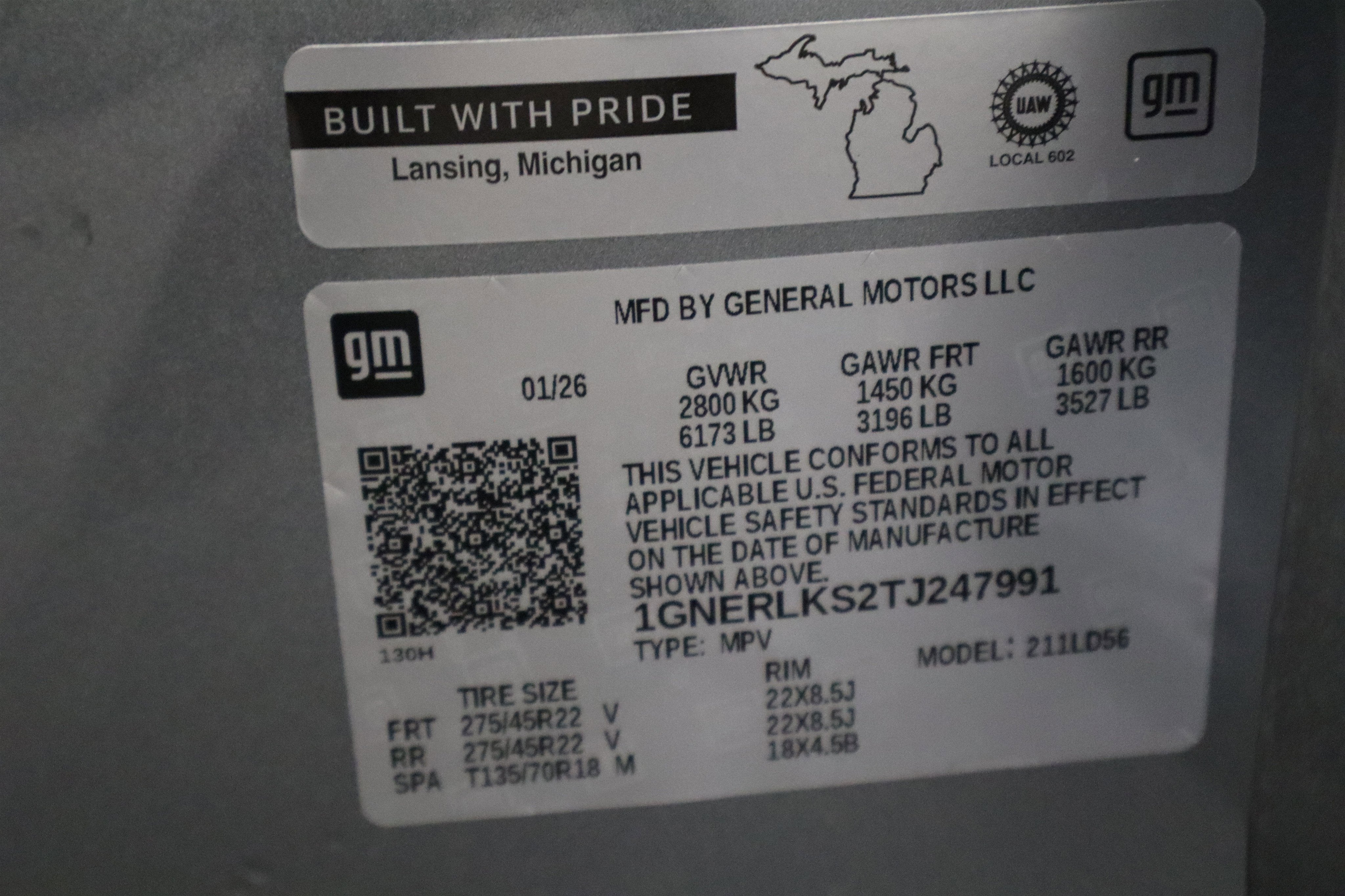 2026 Chevrolet Traverse FWD RS