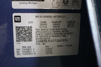 2026 Chevrolet Traverse FWD RS