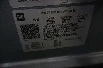 2026 Chevrolet Traverse AWD LT
