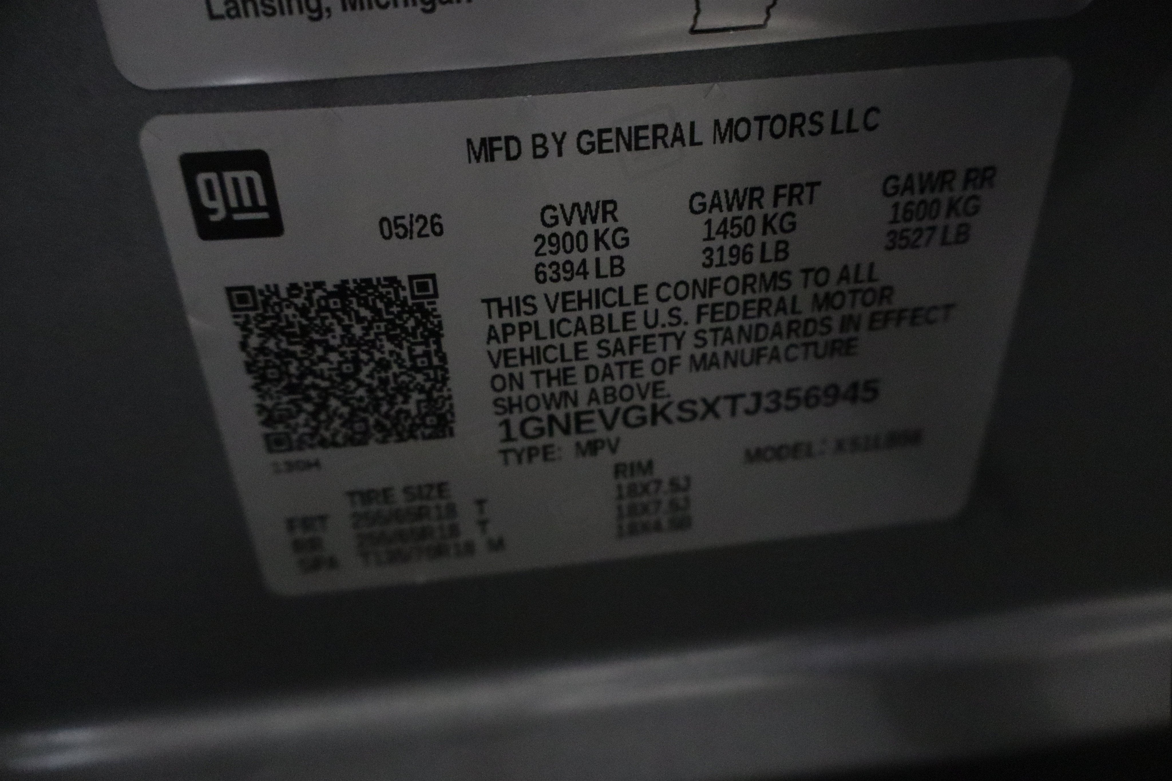 2026 Chevrolet Traverse AWD LT