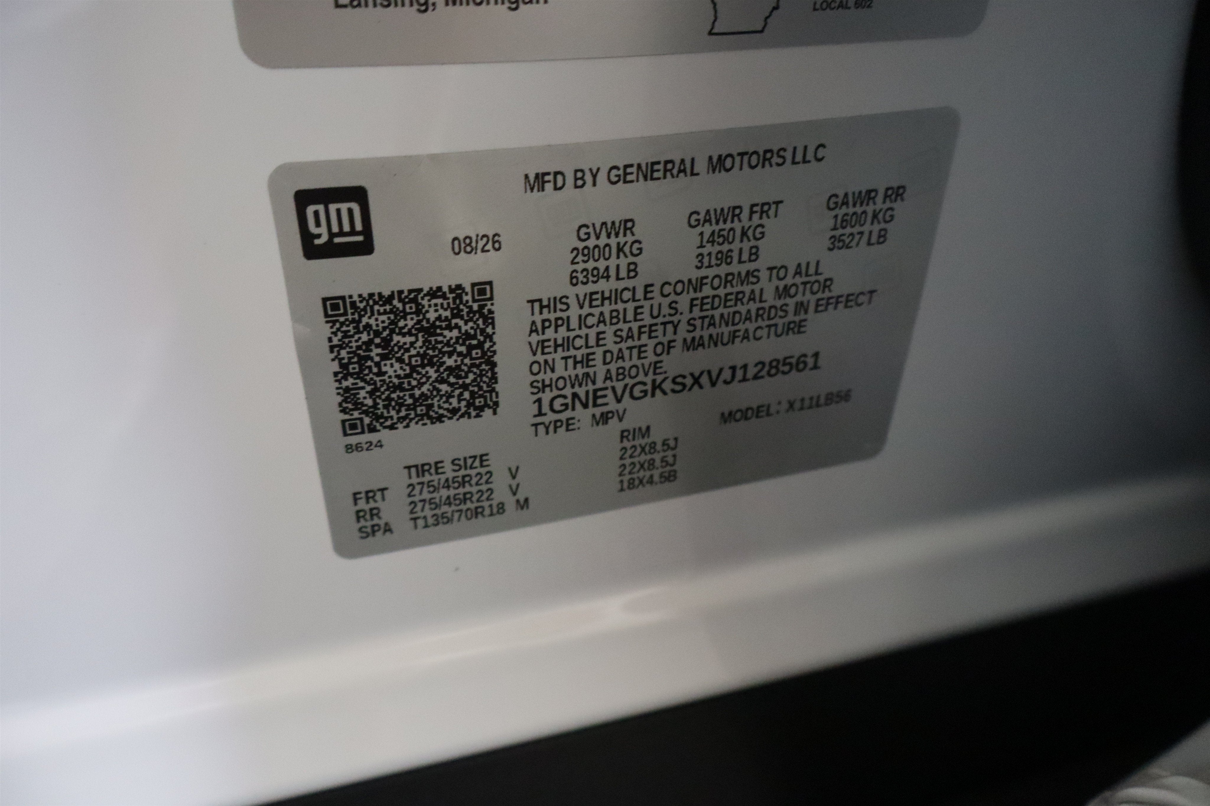 2027 Chevrolet Traverse AWD LT